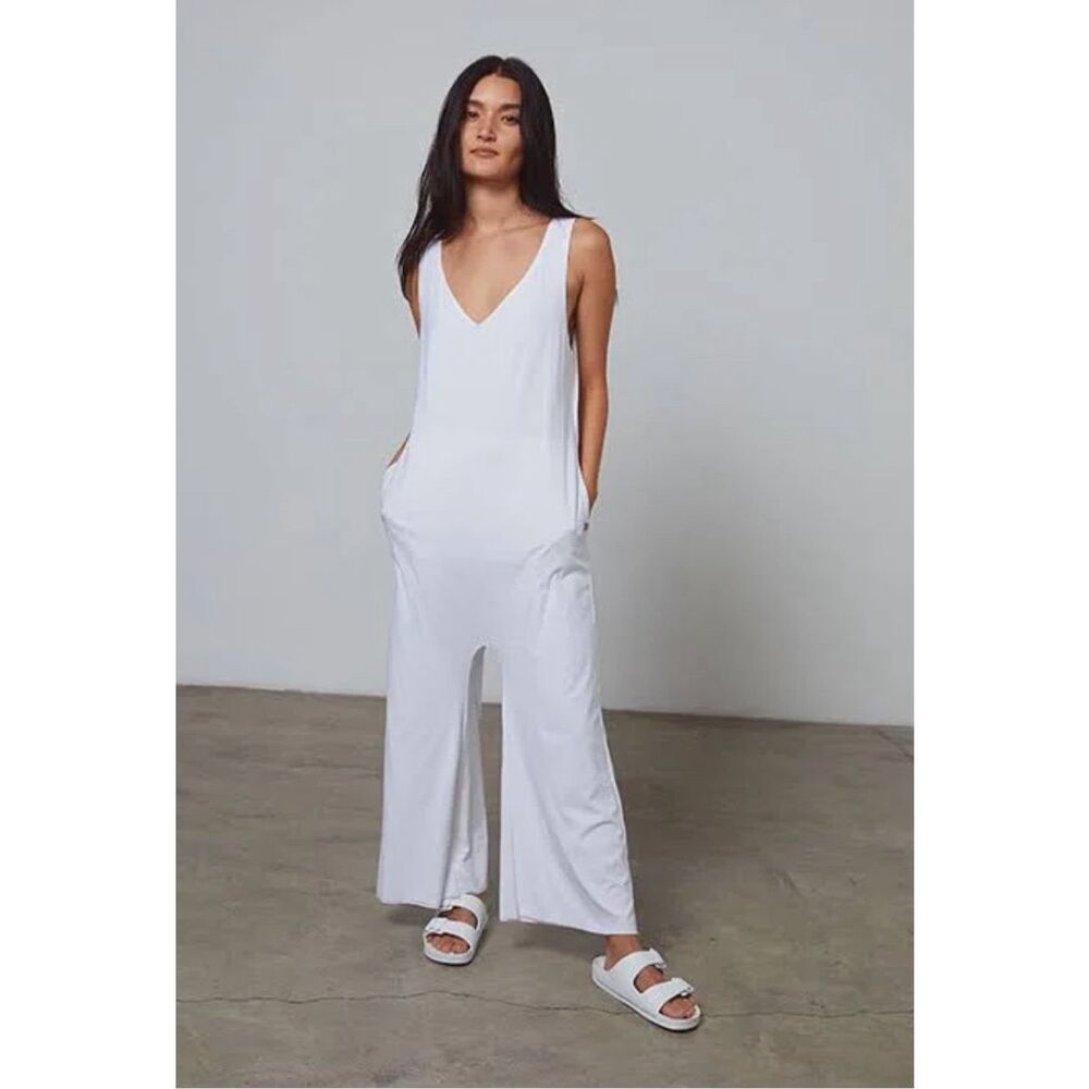 Lunya Organic Pima Romper Black Size L - Picture 2 of 8